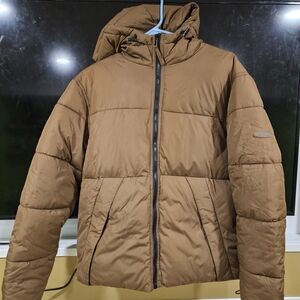 Aeropostale Men's Tan Puffer Jacket